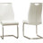 Hailey Contemporary Dining Chairs In Faux Leather and Brushed Stainless Steel Finish-50336758