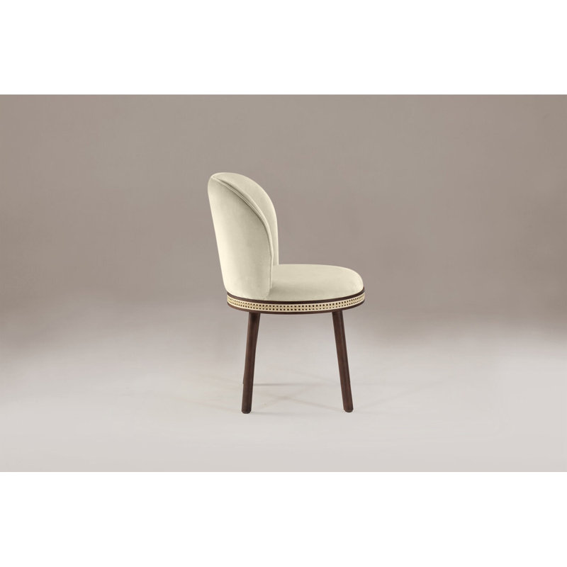Alma Upholstered Dining Chair, Nuage Velvet