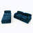 Modular Sectional Sofa, Button Tufted Designed And DIY Combination,L Shaped Couch With Reversible Ottoman, Green Velvet-857579447