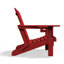 Chaise Adirondack pliante en polyéthylène haute densité Wolak avec porte-gobelet double-1361014024