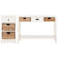 Console en bois massif 44,5 po Painswick-840842152