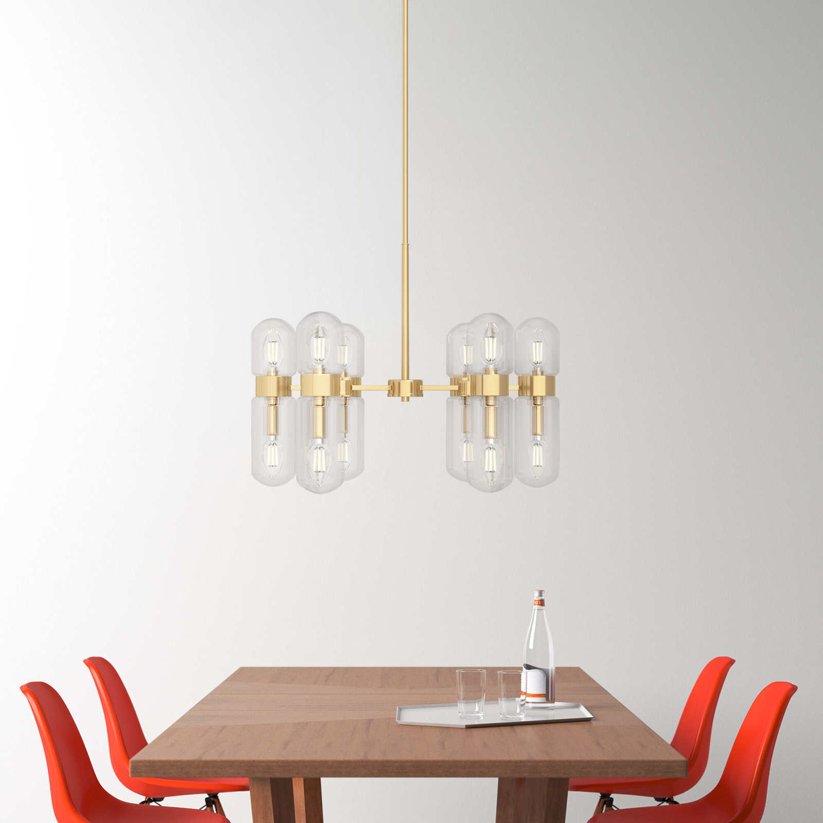 Alinde 12 - Light Dimmable Sputnik Chandelier