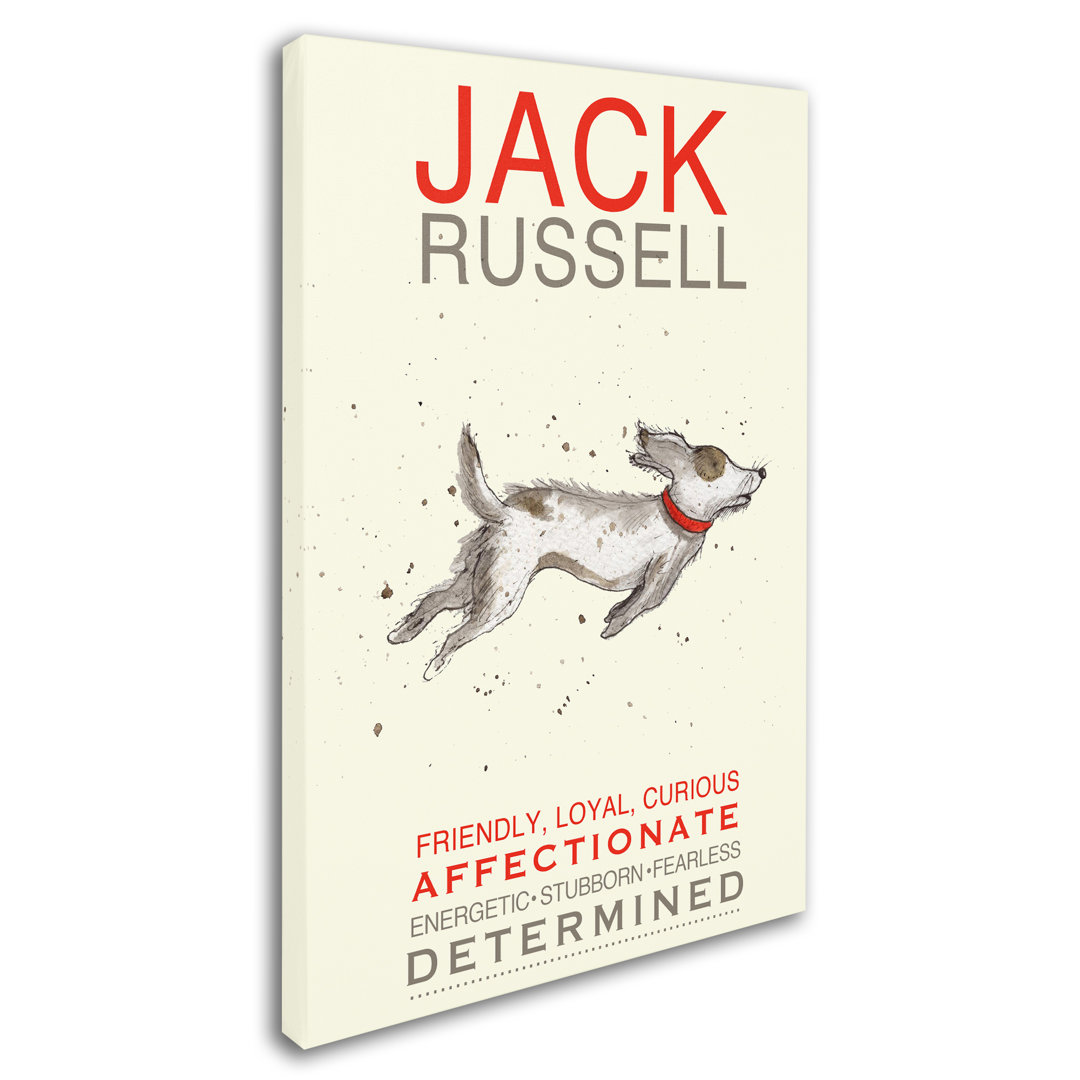 'Jack' Graphic Art Print on Wrapped Canvas Tucker Murphy Pet™ 