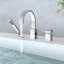 Robinet de baignoire à cascade avec douche à main - installation de 1,38 po et robinet de montage sur le pont 4 po, poids de 11 lb