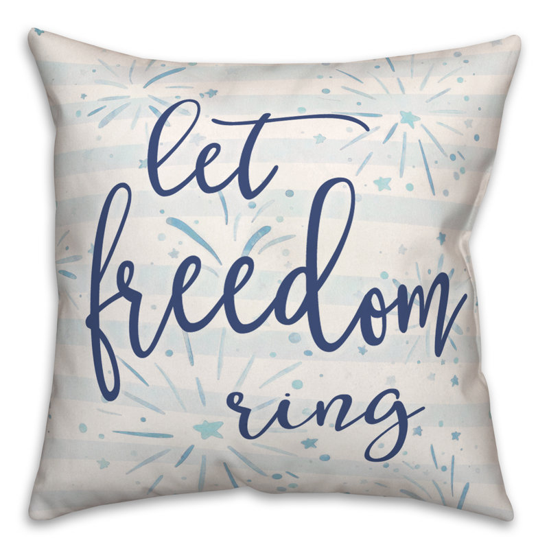 Reversible Throw Pillow, 18" x 18"
