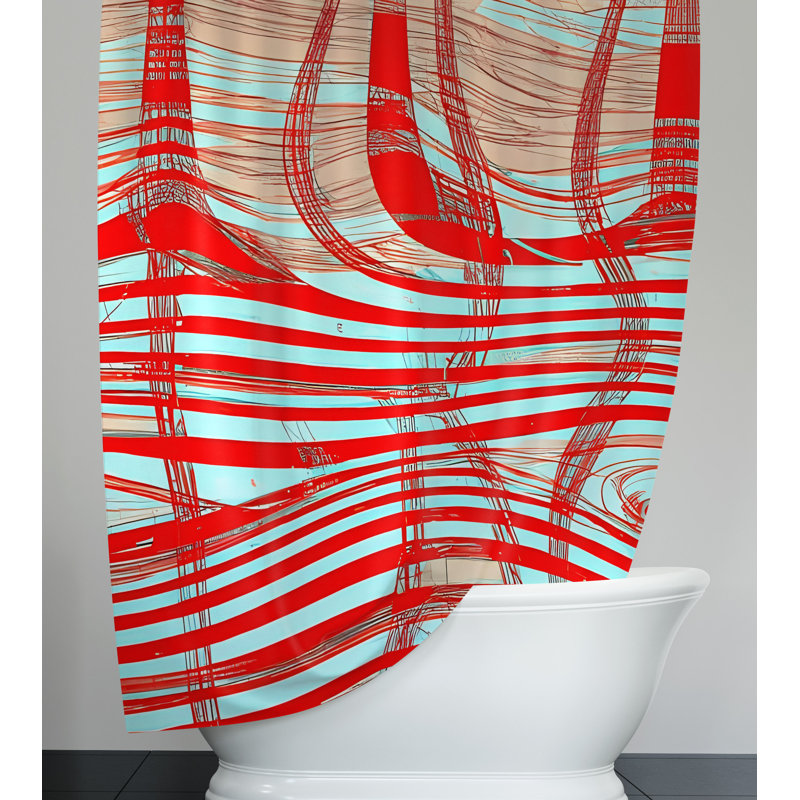 Rideau de douche Evander, H 72 po x l 70 po
