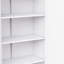 Armoire de cuisine 72 po en métal blanc avec portes, organisateur de rangement autoportant robuste avec 5 tablettes réglables, assemblage sans outil pour le garde-manger, cuisine, salle de bain