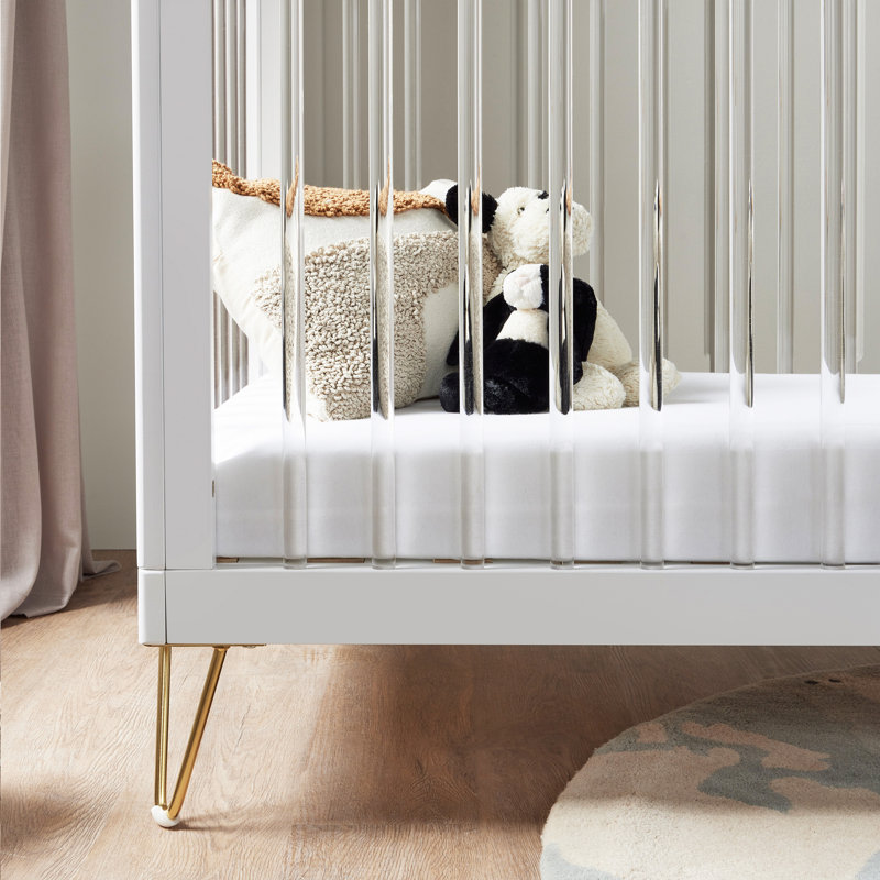 Babymore Kimi Acrylic 2 Piece Nursery Room Set, 87cm H x 60cm W