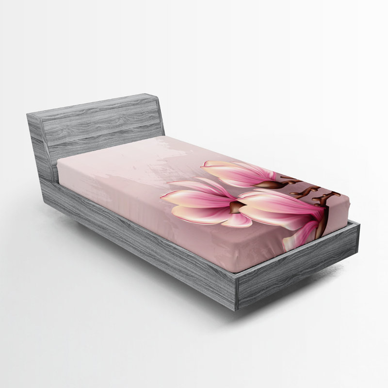 Ensemble de 2 draps-housses Ambesonne, Drap-housse de taille simple, Multicolore / Sud-ouest 3