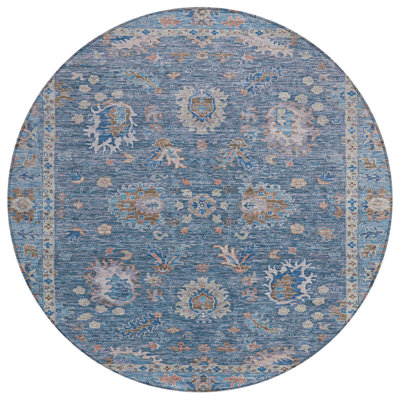Tapis d'intérieur rond 8 po