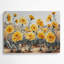 «Southwestern Plants Desert Marigold», art mural brun en métal 162