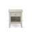 Gallatin Night Stand - Rectangle End Table with a Drawer for Bedroom, Wirebrushed Buttercream-769810812