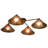 Talfren Glass Semi Flush Mount