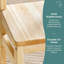 Chaises en bois franc EdQ (ensemble de 2 ACR) 12 po-118764880