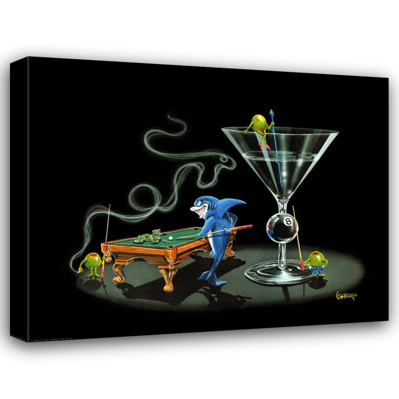 Pool Shark II, 14" H x 18" W