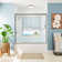 Castalia 55" - 59" W x 56" H Double Sliding Semi-Frameless Tub Door with Clear Glass