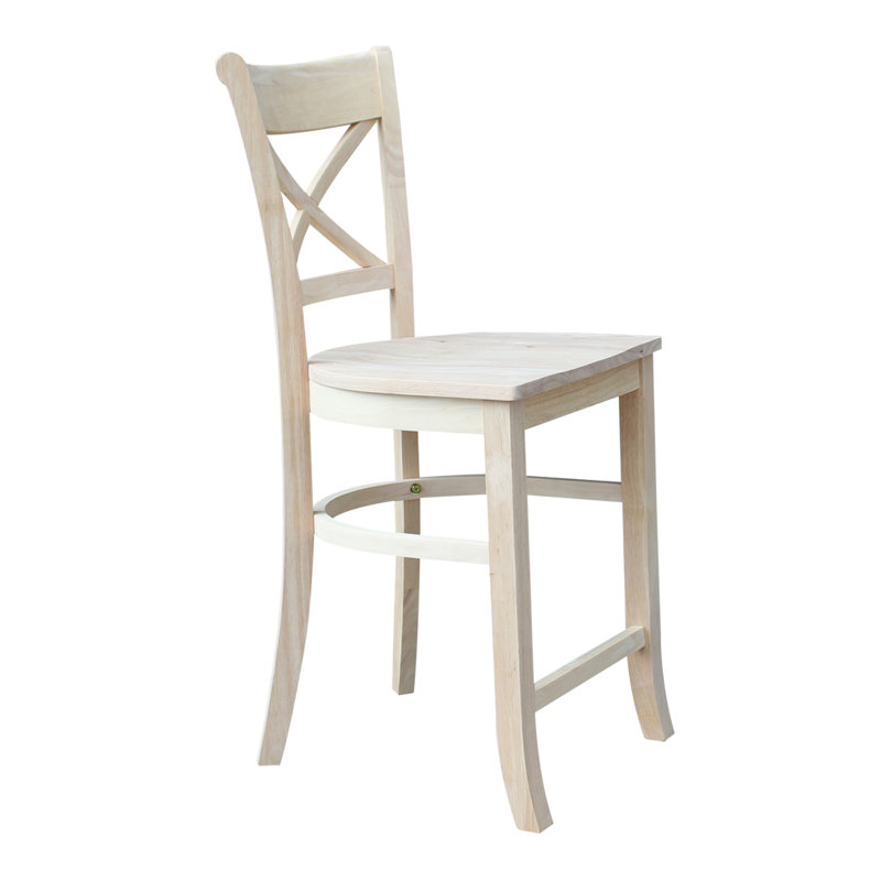 Guzik Solid Wood Counter Stool, Counter Stool (24" Seat Height)