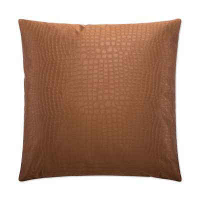 Croc Animal Print Reversible Throw Pillow