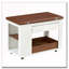 Table basse avec plateau pliable et roulettes-124498942