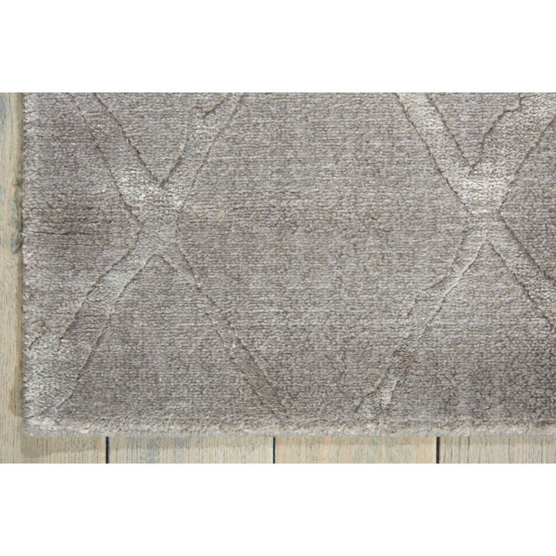 Baronets Viscose Geometric Indoor Rug, Rectangle 9'9" x 13'9"