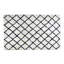 Tapis blanc touffeté géométrique fait main Coggan