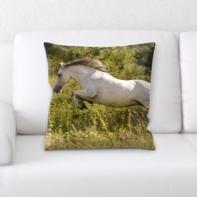 Laird Horse Throw Pillow