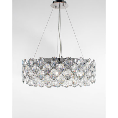 12-Light Crystal Chandelier