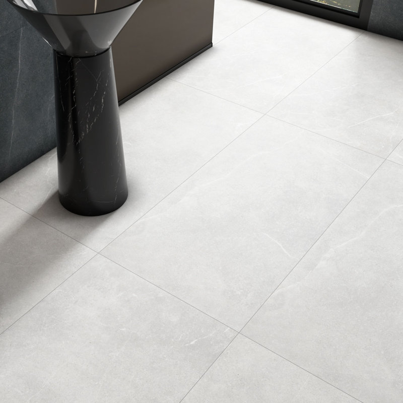 Newstone Matte 24x48 Porcelain Floor & Wall Tile (15.5 Sq. Ft./Case), White