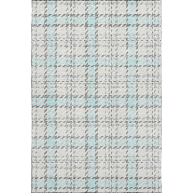 Tapis à carreaux Corum AMF1052 lavable à la machine de qualité supérieure, Rectangulaire 8 pi x 10 pi