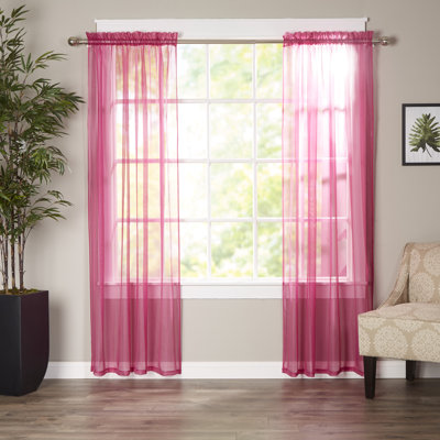Sheer Sliding Panel Pair