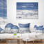 Vol au-dessus de nuages brillants - Coussin à imprimé paysage-538173974-538173970