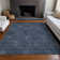 Premium Machine Washable Prisco Blue Rug
