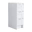 Meuble-lavabo autoportant 48 po avec lavabo en résine, 2 armoires de rangement et 2 armoires murales