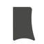 Commode de style Mid-Century moderne à 3 tiroirs gris anthracite Coney-1835540993