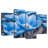 Harnek Bright Blue Tulips