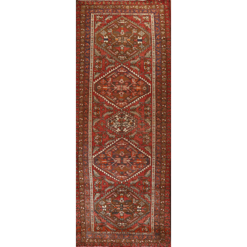 Tapis de couloir géométrique 4 x 12