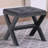 Velvet Upholstered Accent Bench With Nailhead Trim, Tufted Seat Bench For Entryway Living Room, Grey-1977902266