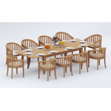 Lenong Outdoor - Piece Teak Dining Set