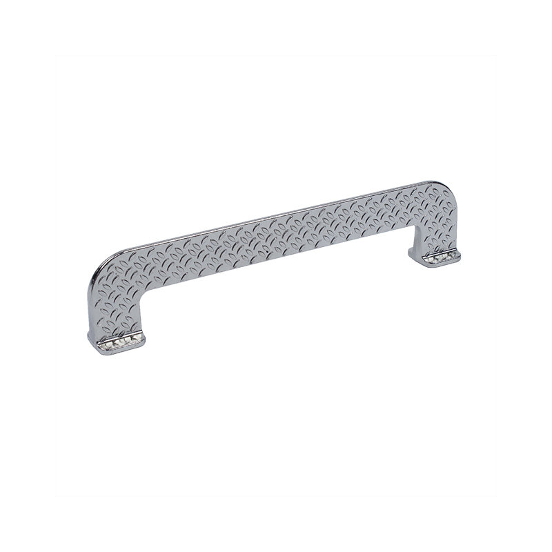 Poignée barre 6 5/16 po Diamond Plate, Nickel vieilli brillant