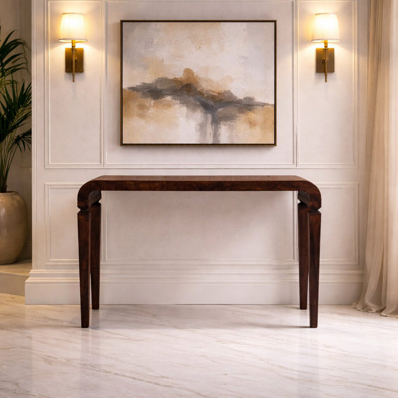 Arcus Curved Console Table