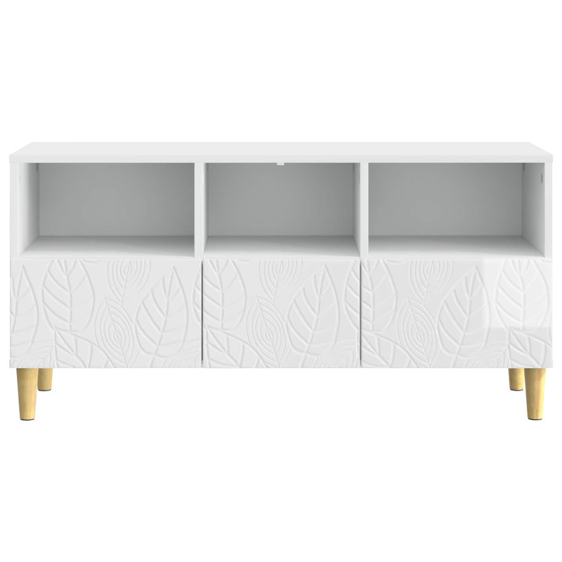 TV Stand for TVs up to 49", High Gloss White