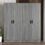 Double garde-robe avec 4 portes minces! -105840236