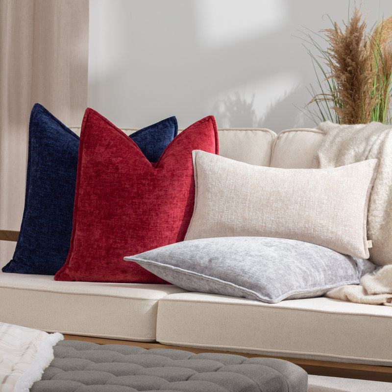Buxton Square Cushion, Light Grey