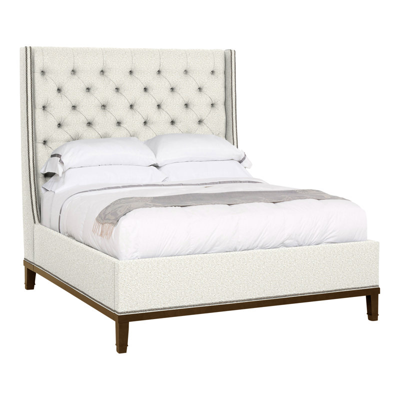 Michael Weiss Queen Upholstered Panel Bed, Kenworth Pearl, Yes, Navajo