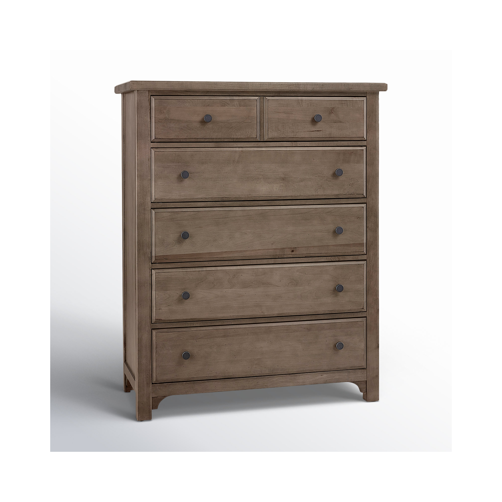 Dragomir 5 - Drawer Dresser, Gray