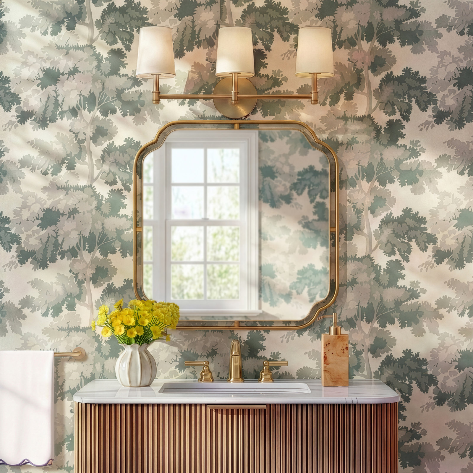 Arieyanna 3-Light Dimmable Vanity Light