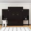 Grand lit escamotable avec bureau et armoires-678902488