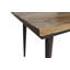 Solid Wood Top Metal Base Dining Table