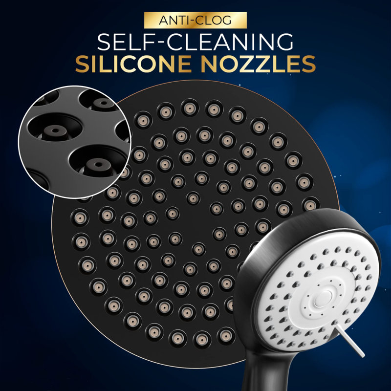 Rain Dual Shower Head 2.5 GPM GPM