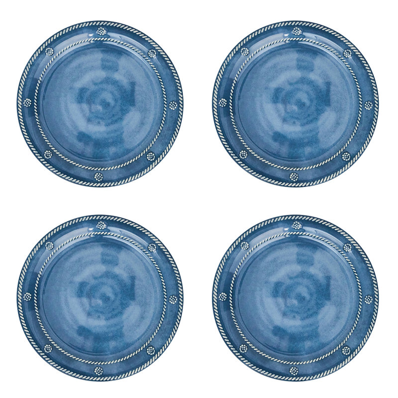 Berry & Thread Melamine Dessert/Salad Plate, Ocean